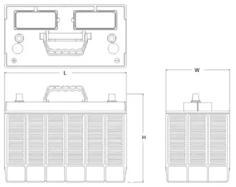 Аккумулятор CENTRA CG110B